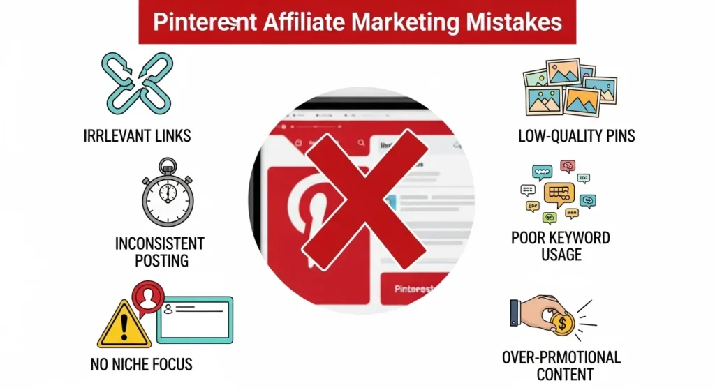 pinterest affiliate marketing mistakes to avoid